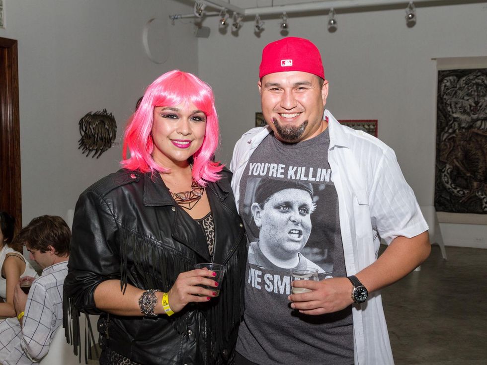 2981 Natalie Alfaro and Chris Gonzales at Party Like a Rock Star benefiting Planned Parenthood August 2014