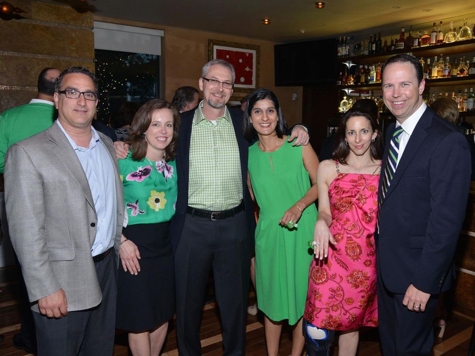 2S John and Martha Kiani, from left, Dennis and Vicki Price and Jennifer and Michael Mineo at the Emerald City ESCAPE Celebrity Serve Benefit April 2014