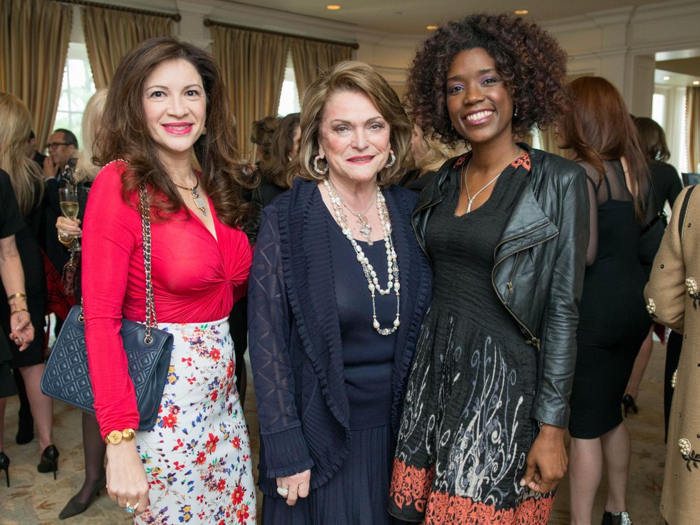 3 Alex Blair, from left, Beth Wolff and Yekcira Burnom at the Passion for Fashion luncheon March