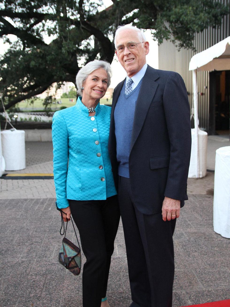 3 Anne and John Mendelsohn at the Miller Outdoor Theatre Gala October 2013