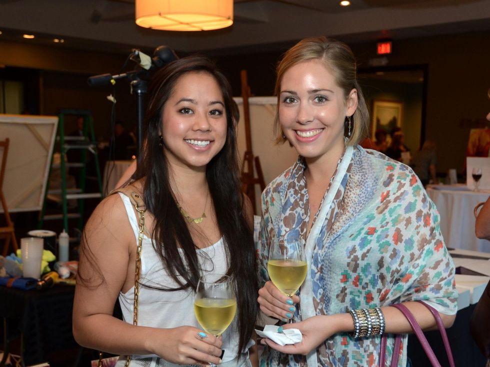 3 ARTcetera event at Houston City Club August 2013 Hally Vu, Haley Huckin