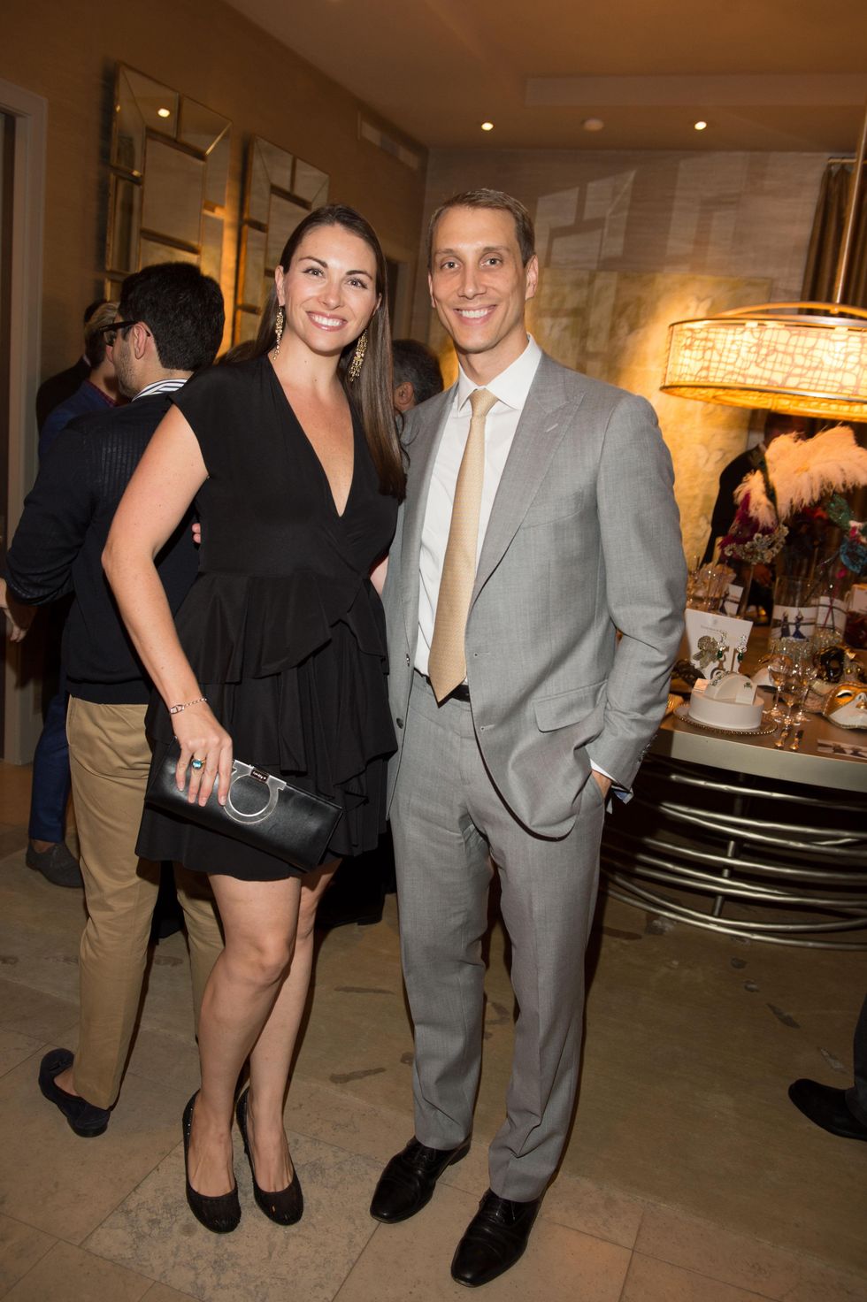 3 Beth and Nick Zdeblick at the Houston Ballet kick-of party October 2014