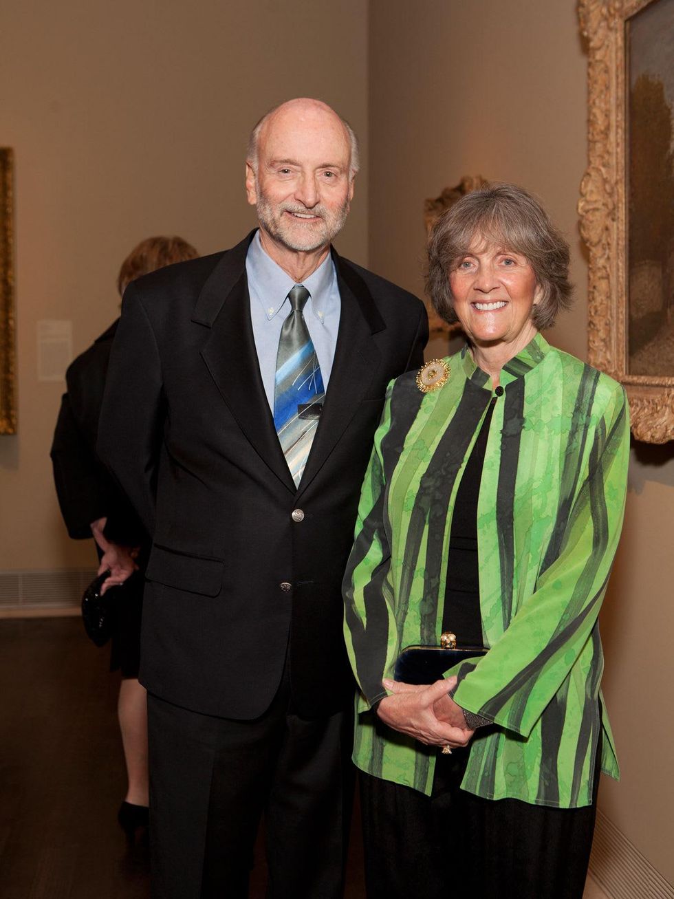 3 Bill and Sara Morgan at the MFAH Impressionism dinner December 2013