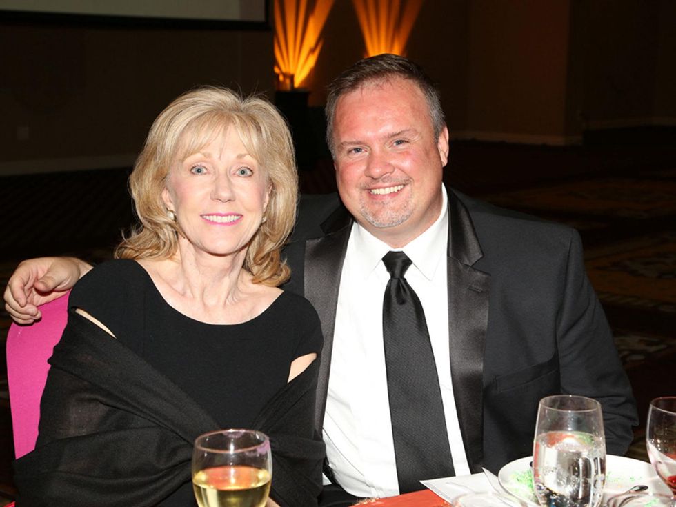 3 Catherine Mosbacher and Zeph Capo at the AAMA Tacos y Tacones Gala October 2014