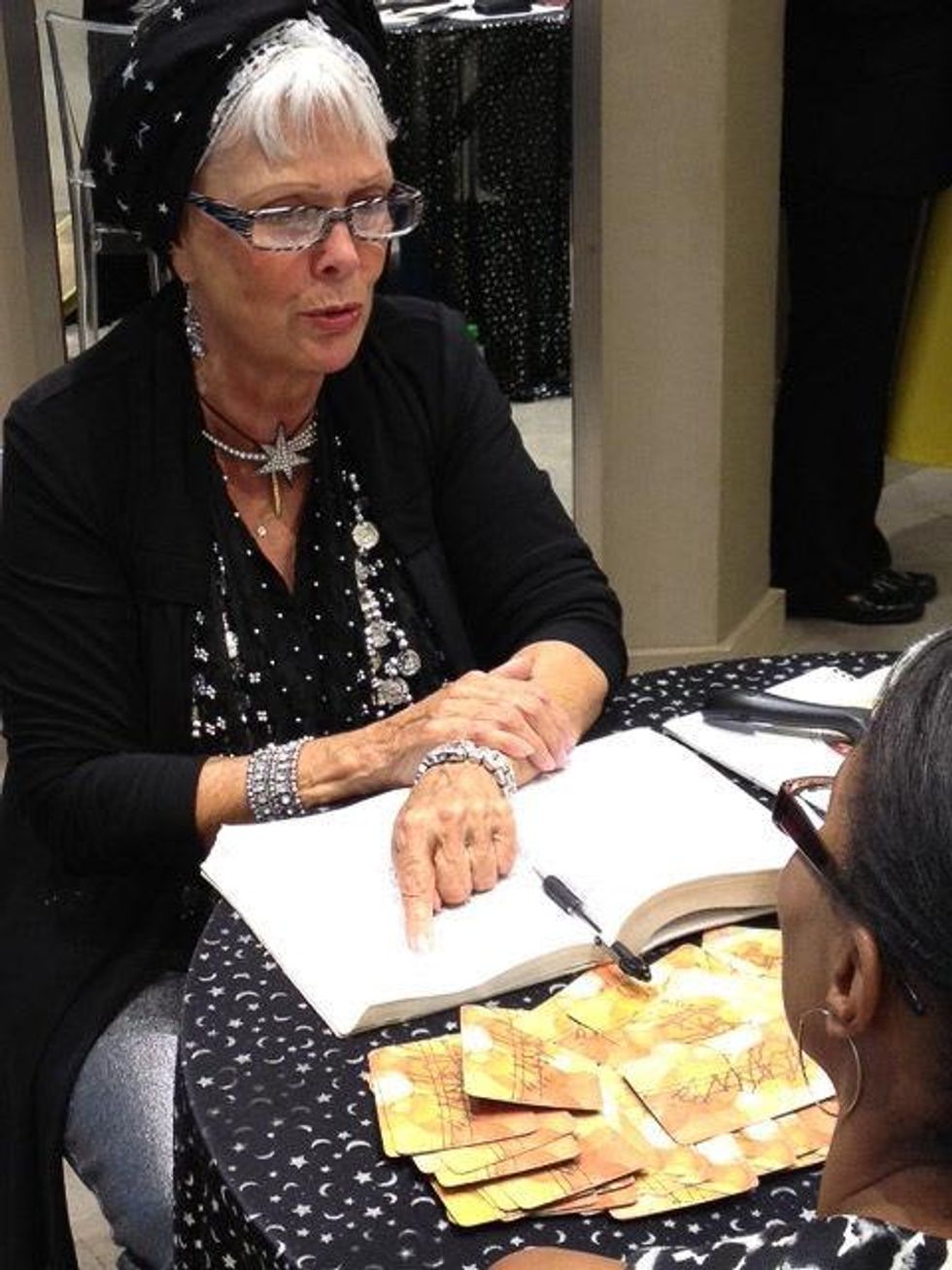 3 Charlotte Olympia shoe designer April 2013 Guest receiving a cosmic, detailed life reading