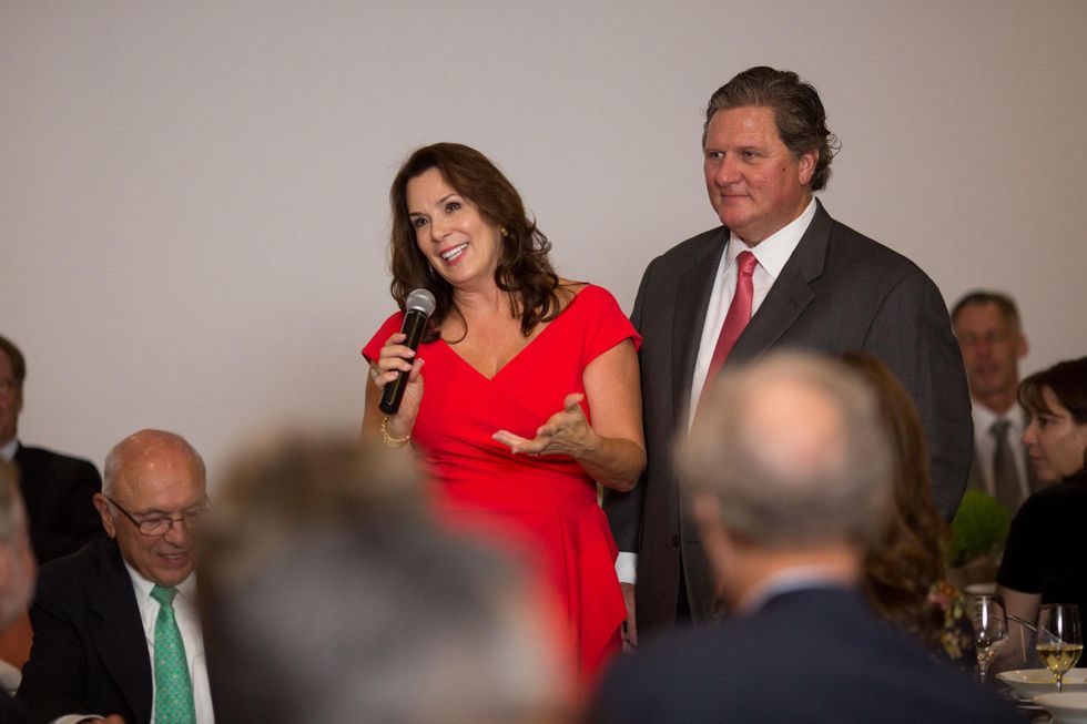 3 Cherie and Jim Flores at the Hermann Park Centennial Gardens inaugural dinner October 2014