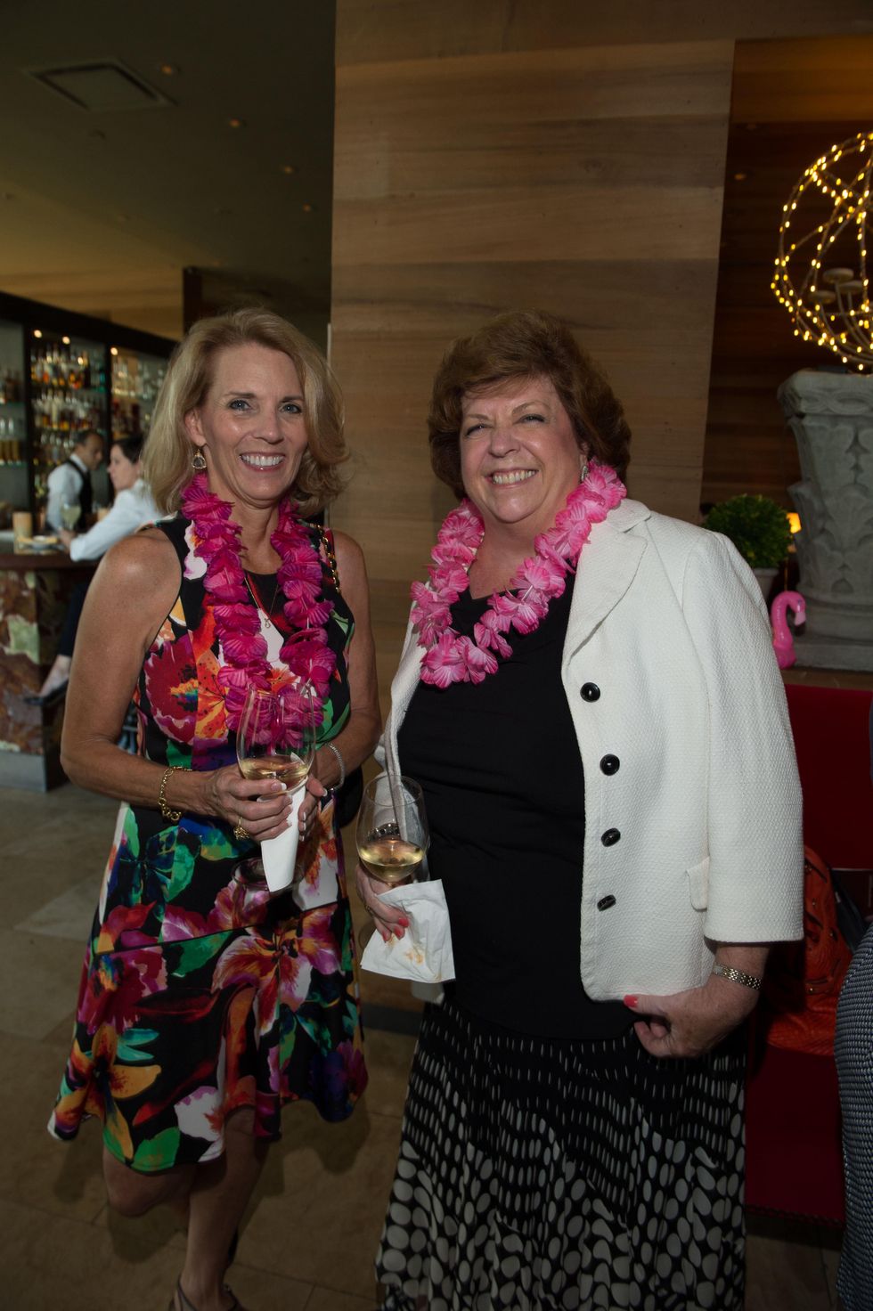 3 Cheryl Gallagher, left, and Karen Hartnett at the Flock and Flamingle event September 2014