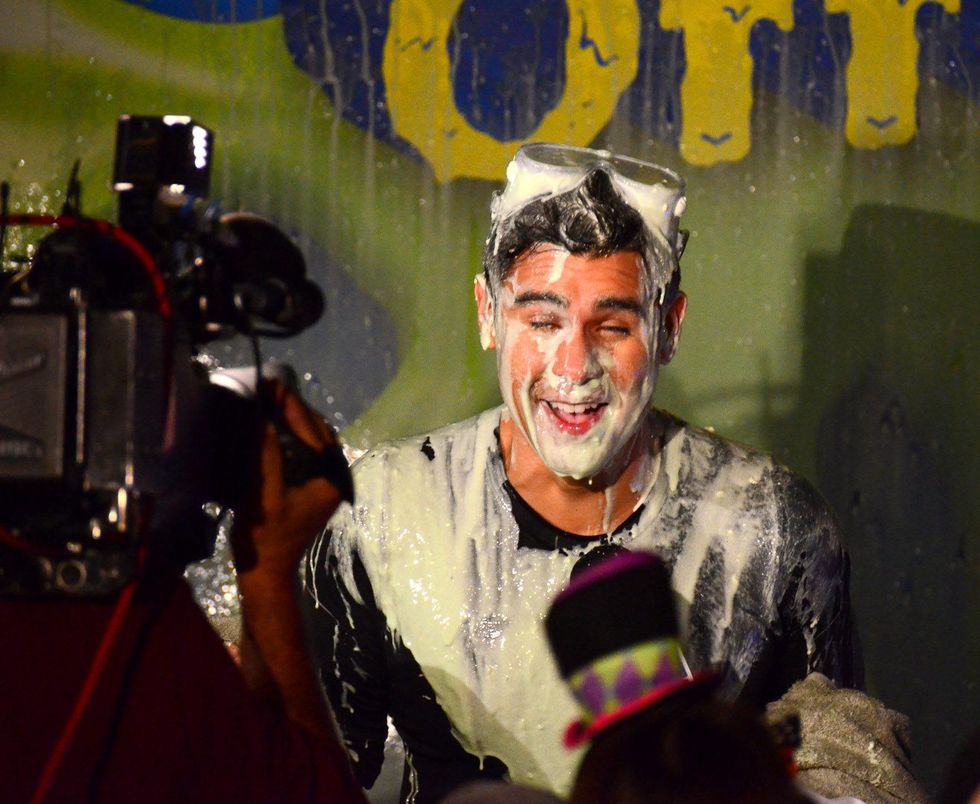 3 Children's Museum Houston slime-off October 2013 KPRC new feature reporter Ruben Galvan