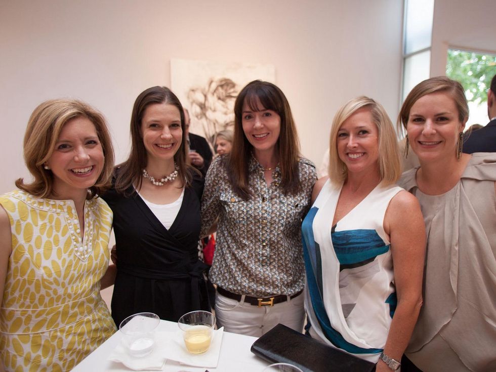 3 Christina Hanson, from left, Frances Taplett, Kelly Hamman, Nancy Mathe and Ashley Srouji at Musiqa's Spring Benefit May 2014