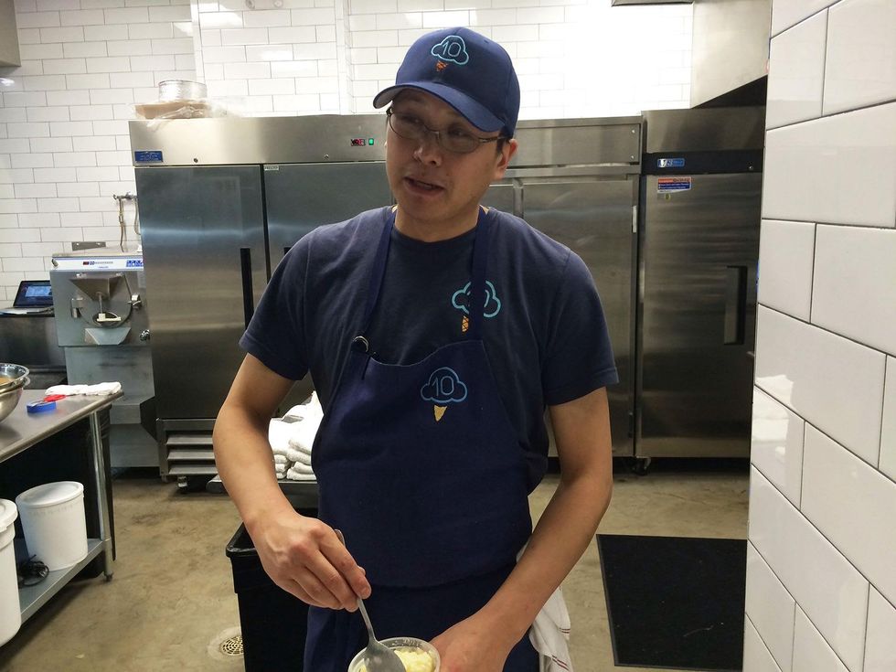 3 Cloud 10 Creamery tasting with chef Chris Leung December 2013