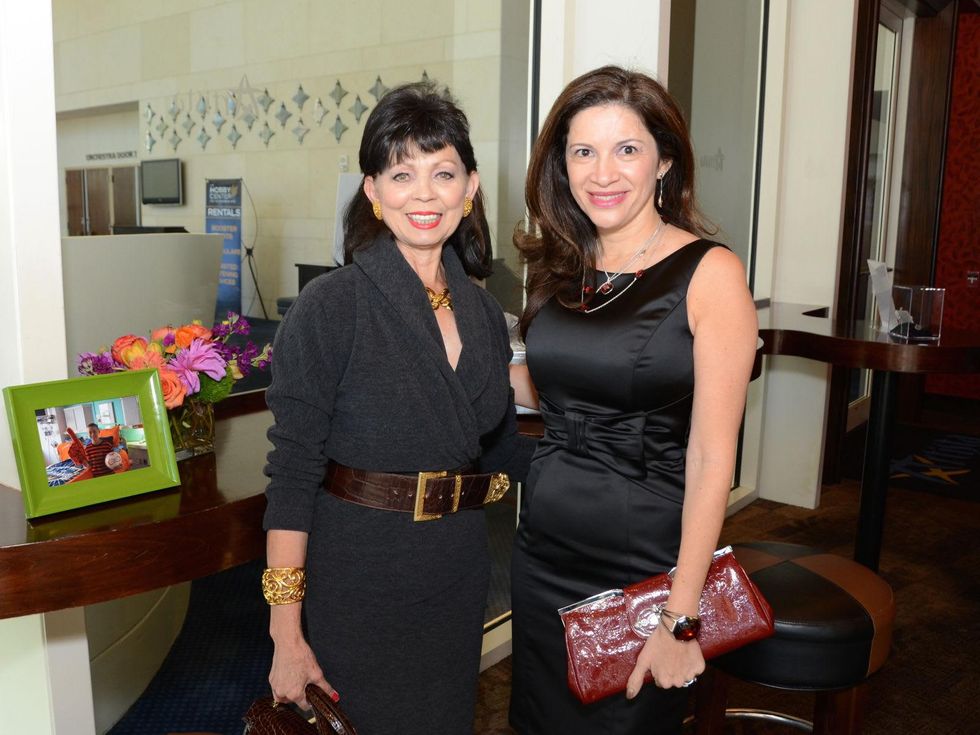 3 Danielle Ellis, left, and Alex Blair at the Dec My Room luncheon October 2014