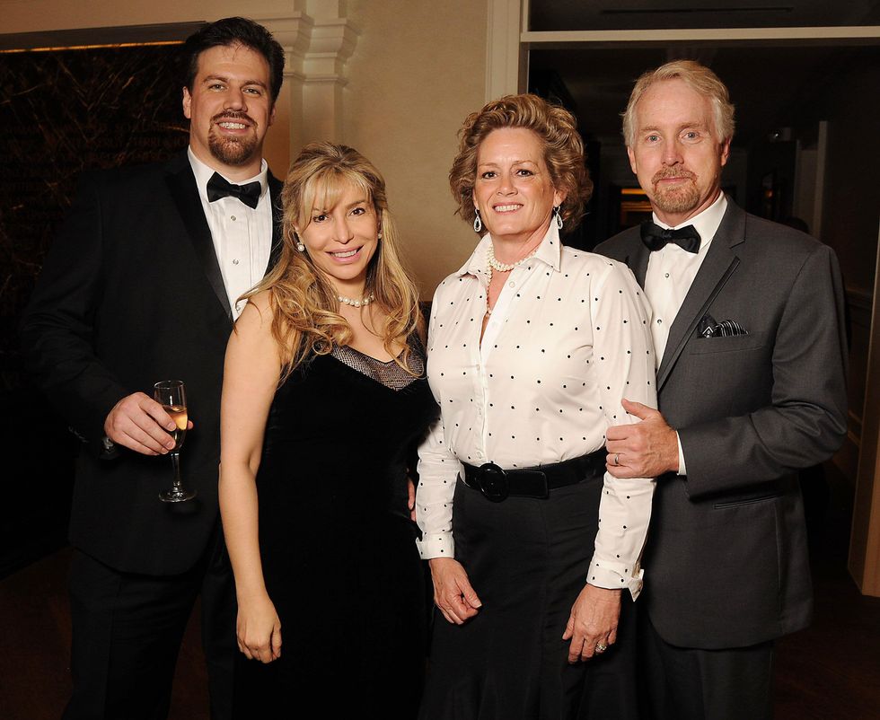 3 David and Maryam Cooley, from left, and Jayne and Rex Richardson at the Petroleum Club of Houston Grand Opening Celebration February 2015