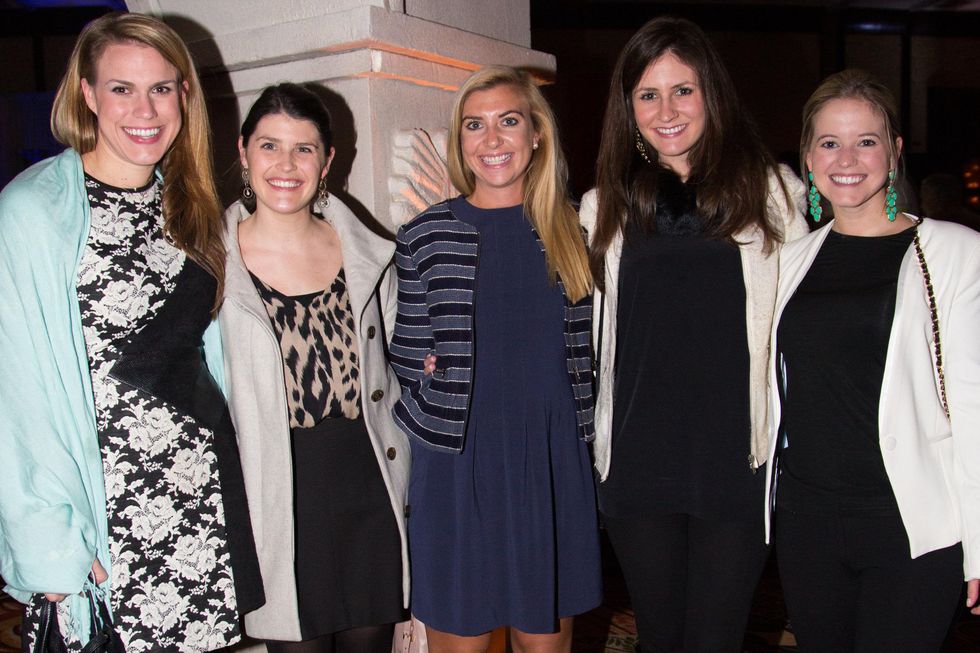3 Elizabeth Trice, Amy Renaud, Hayley Vaughn, Hallie Bauer, Kate McCarroll at The Social Book 2015 Launch Party January 2015