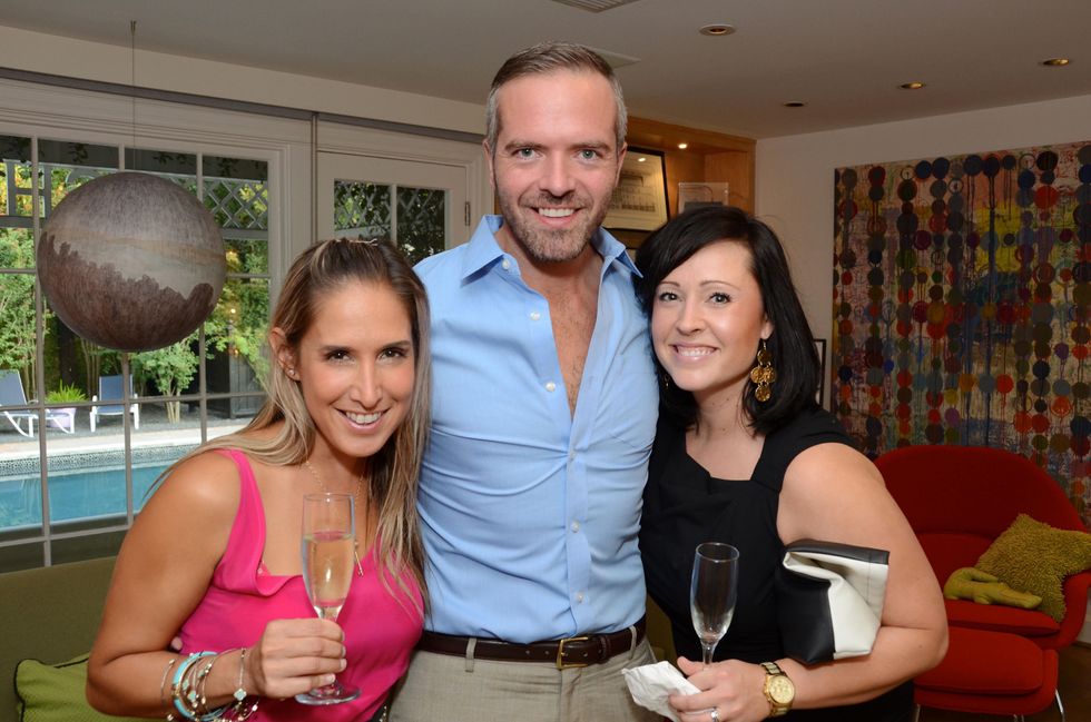 3 Fashion Fete Kickoff August 2013 Itzel McNulty, Paul Pettie, Lindsey Moreno