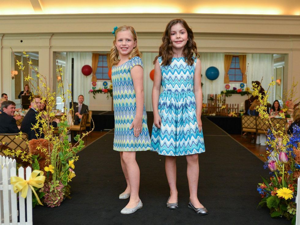 3 Houston Symphony children's fashion show April 2013 Ava Steely and Caroline Walker