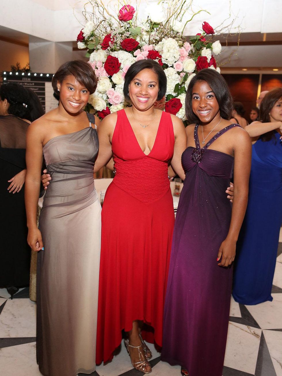 3 Houston Wine & Roses Gala May 2013 Dina Lawal, Dede Lawal and Fatimah Lawal