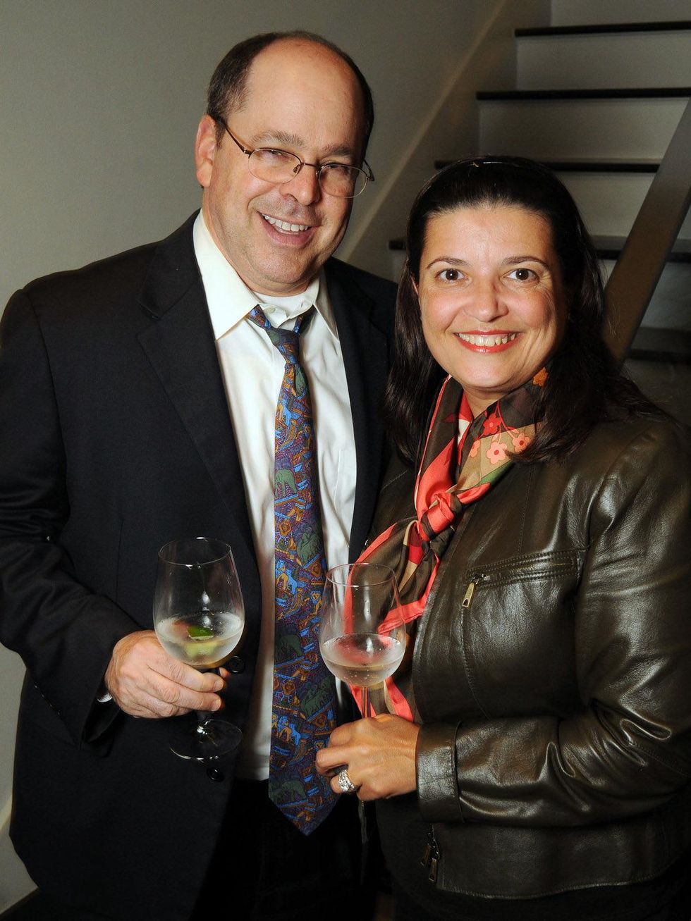 3 Kevin and Sabrina Lewis at the Art Circle launch October 2013