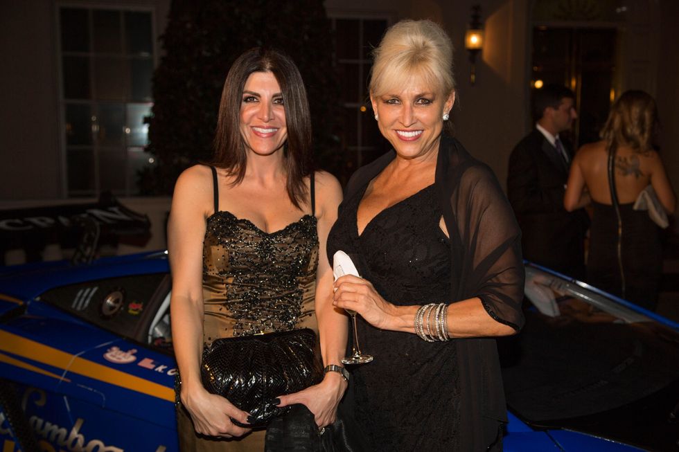 3 Maisa Khalaf, left, and Leesa Foster at the Lamborghini party September 2014