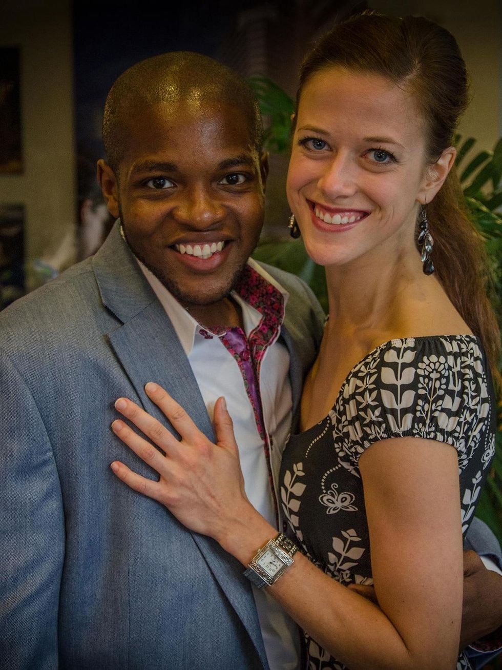 3 Opera in the Heights party September 2013 Frederick Ballentine and Teresa Procter