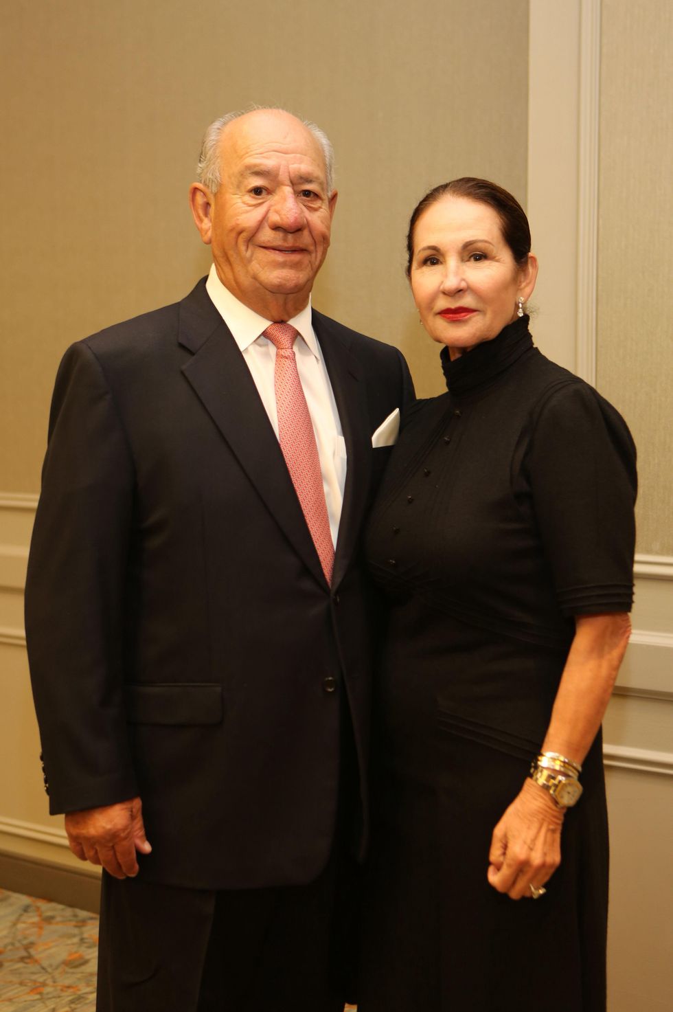 3 Rigo and Araceli Flores at the Guardian of the Human Spirit luncheon November 2014