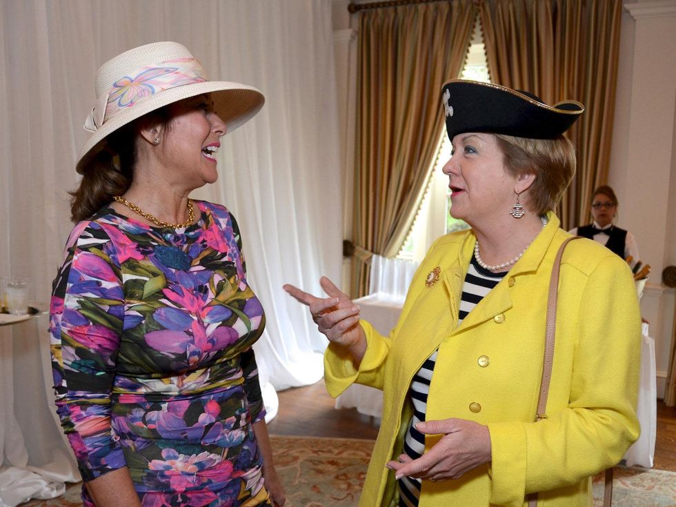 3, River Oaks tennis luncheon, April 2013 Heidi Rockecharlie, Denise Cartwright