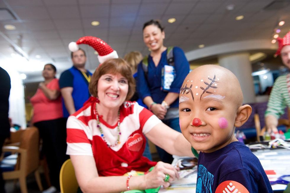 3 Santa at Texas Children's Hospital December 2013