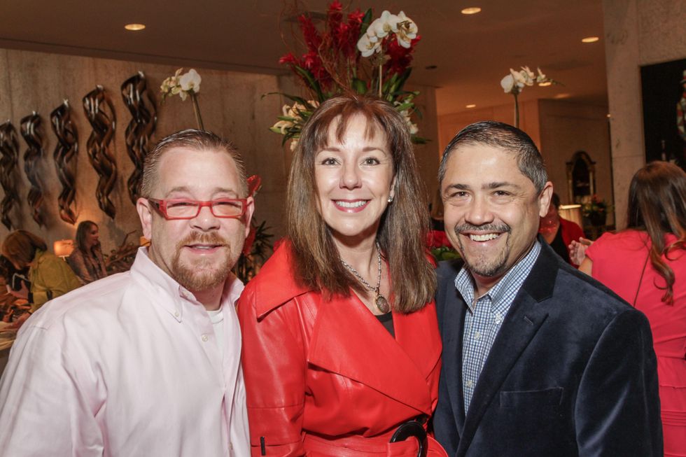 3 Shelby Kibodeax, from left, Elizabeth Stein and Bruce Padilla at the Best Friends Brunch benefiting aniMeals on Wheels February 2015