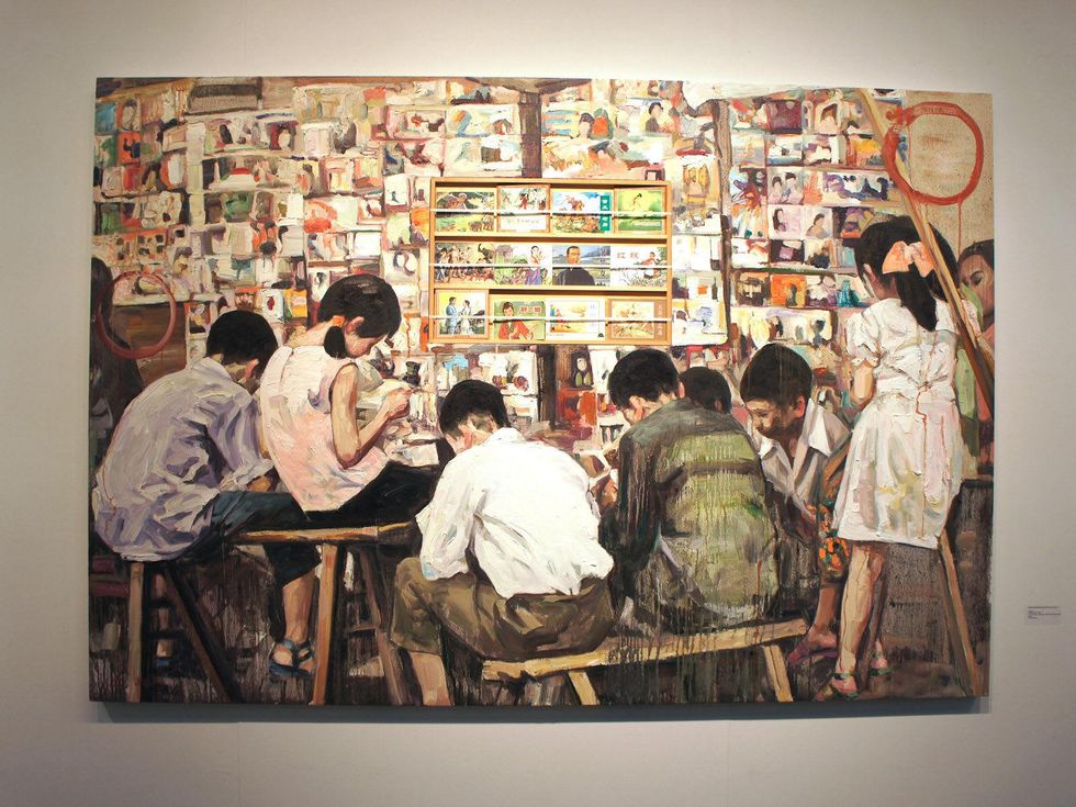 3 Texas Contemporary Art Fair preview October 2013 Hung Liu Street Library