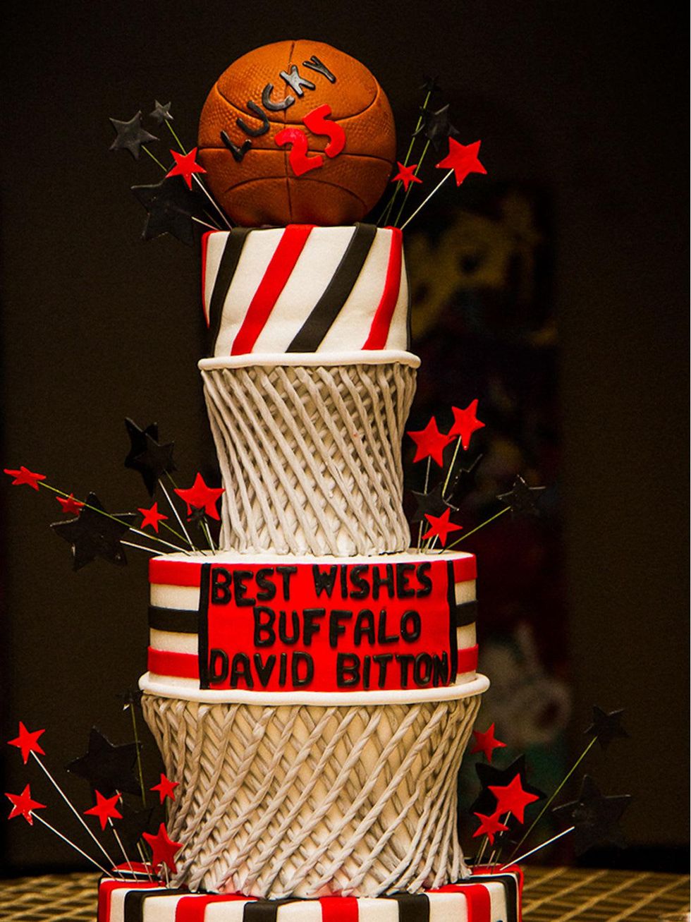 3 the birthday cake at Chandler Parsons' birthday at Mr. Peeples October 2013 birthday cake