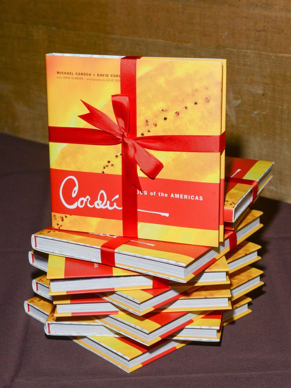 3 The cookbooks at the Cordua cookbook event November 2013