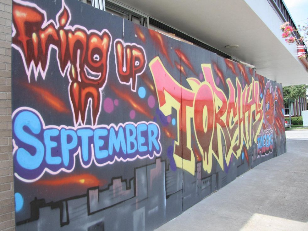 3 Torchy Taco Harolds in the Heights construction August 2013