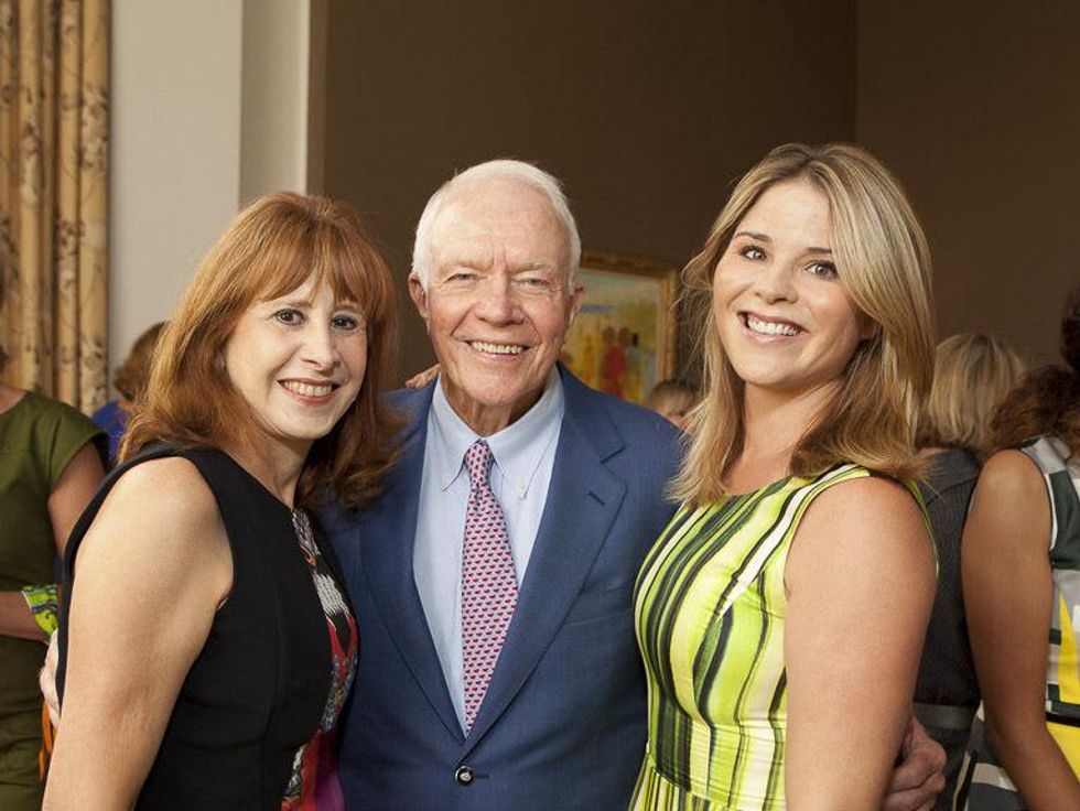 3 Vicki West, from left, Thurmon Andress and Jenna Bush Hager at the Small Steps Luncheon