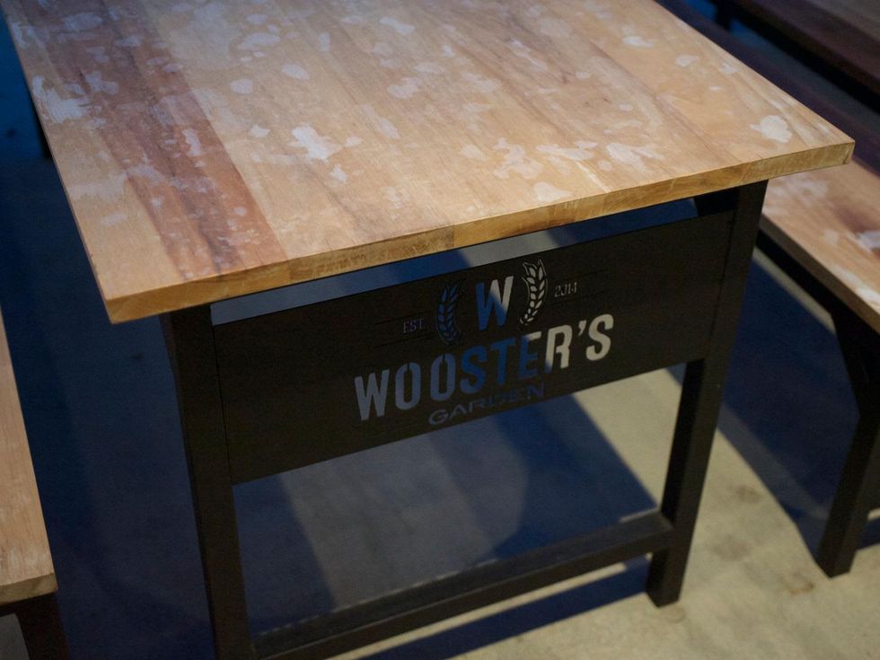 3 Wooster's Garden in Midtown December 2014 table