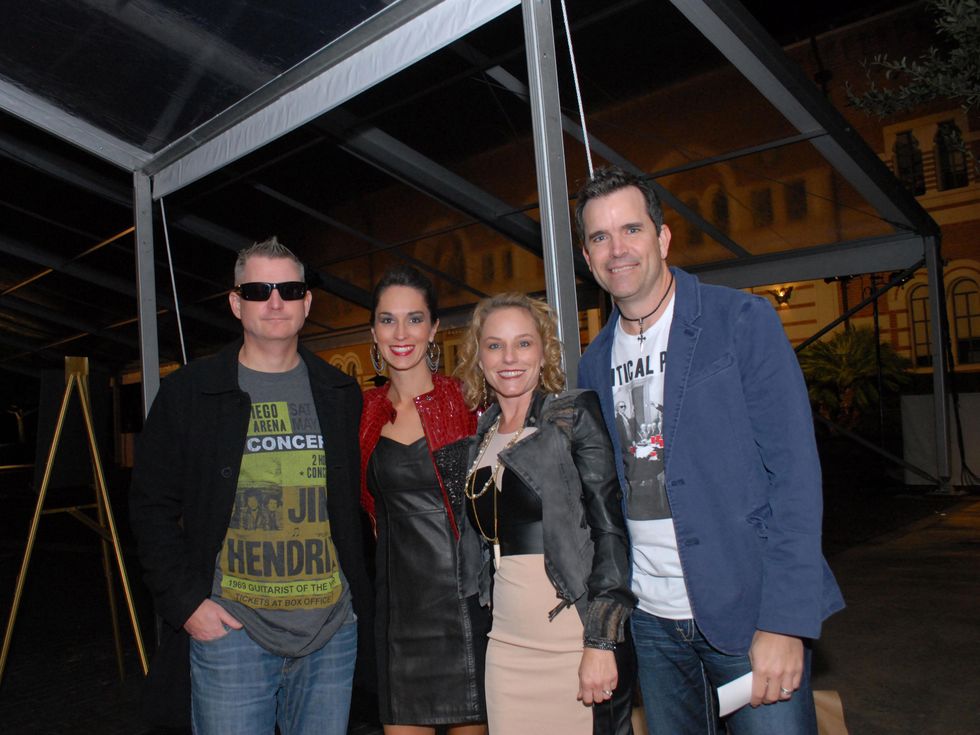 30 4190 Chris and Susan Peter, from left, Cheryl and John Diamond at Club Berlin Baker Institute party November 2013