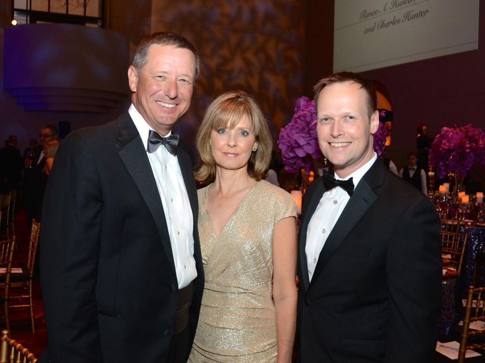 30 David Wuthrich, from left, Thecla Harper and David Chambers at the UNICEF Gala October 2014