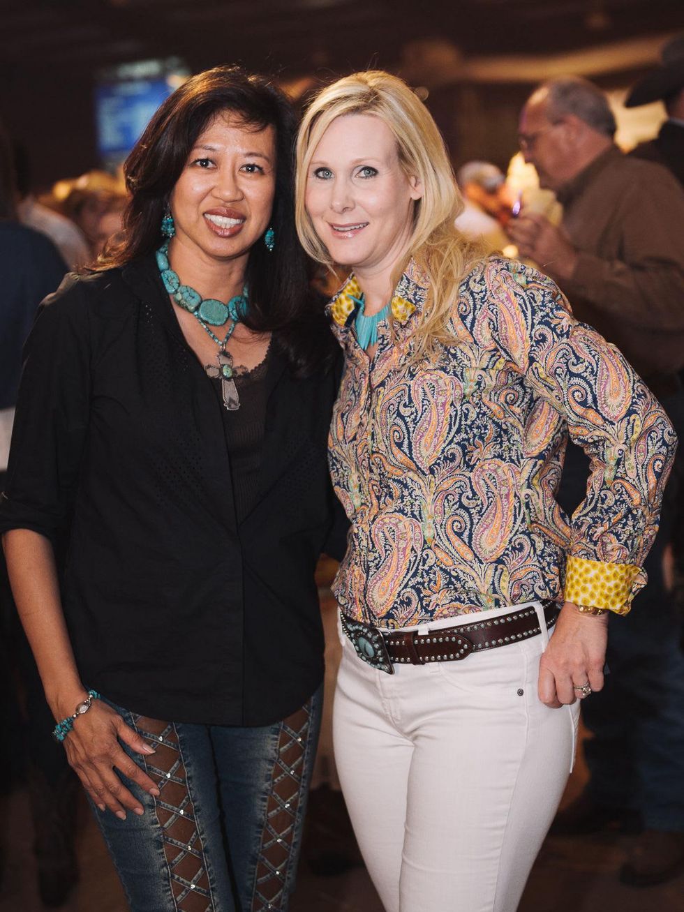 30 Houston Cattle Baron's Ball April 2013 Carol Beck and Debbie Chenevert