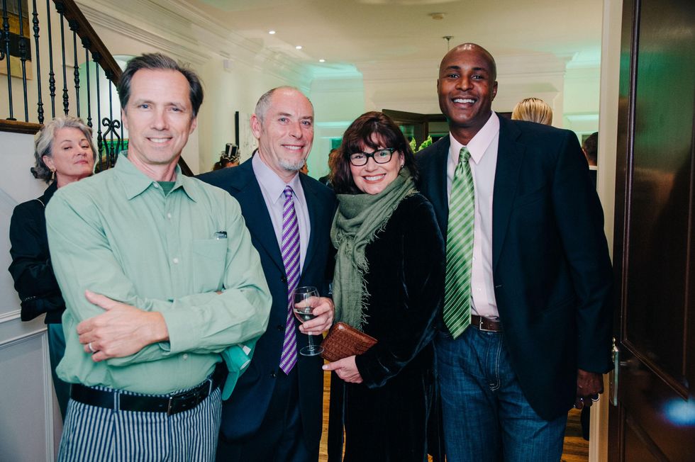 30 Jack Massing, from left, Jared Wheat, Cathy Bauggus and Gary Mosley at the Green Hearts Gala February 2015
