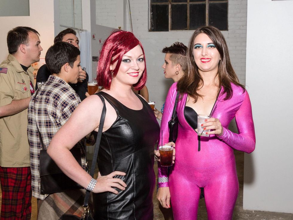 3007 Allison Davis, left, and Christian Miliam at Party Like a Rock Star benefiting Planned Parenthood August 2014