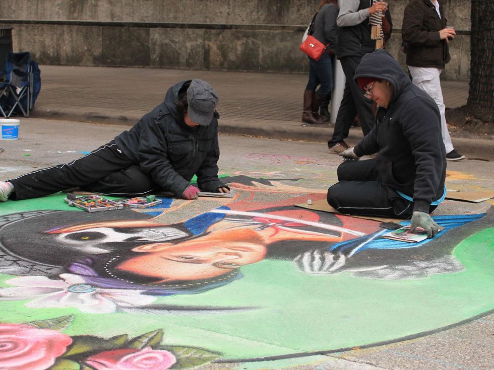 305 artists at Via Colori November 2013