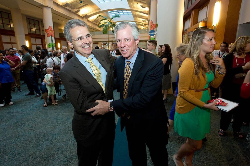 305 M.D. Anderson Children's Cancer Center opening May 2013 Dr. Ronald DePinho, MD Anderson president and Dr. Robert Robbins