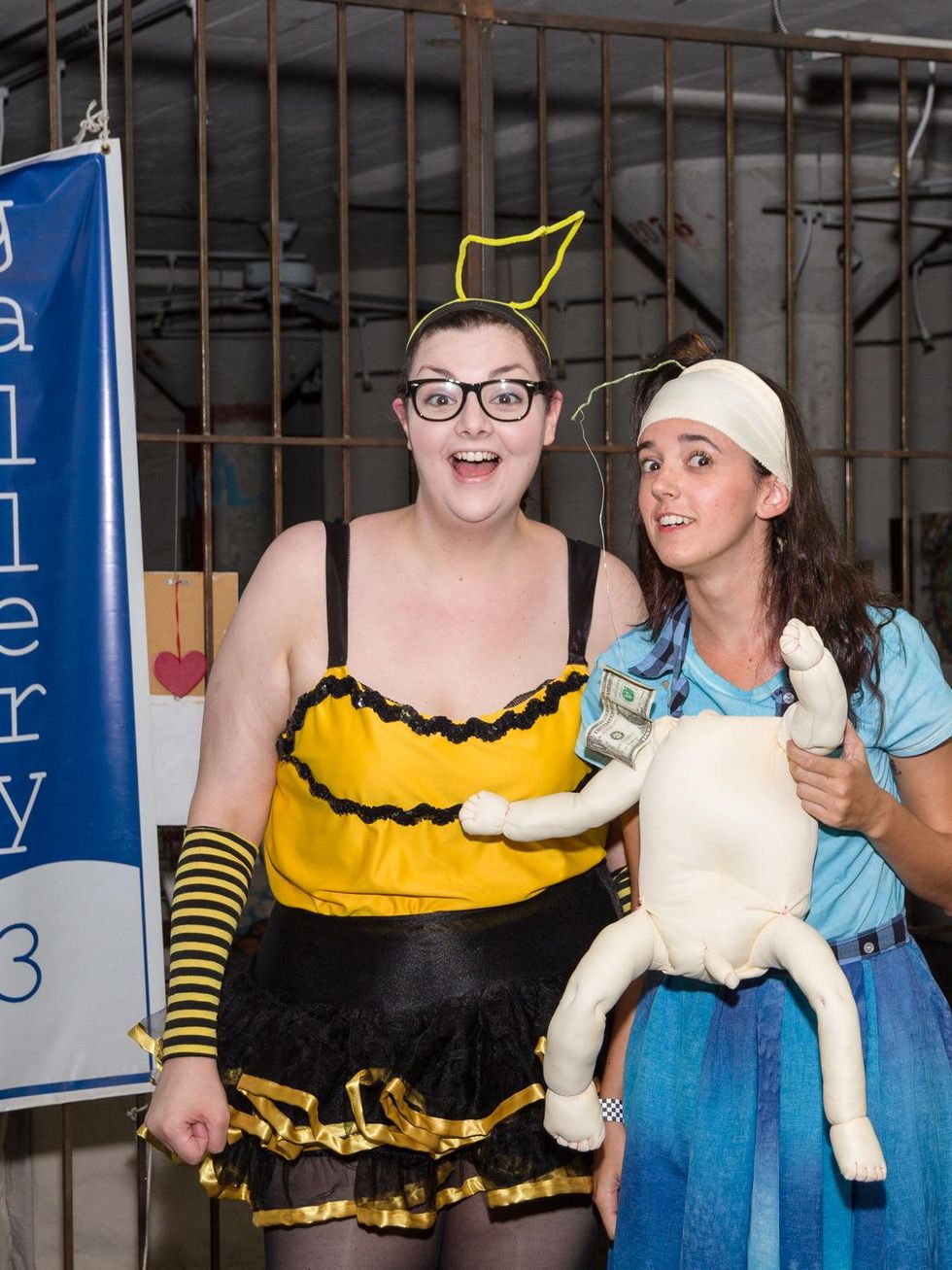3086 Olivia George, left, and Victoria Whitaker at Party Like a Rock Star benefiting Planned Parenthood August 2014