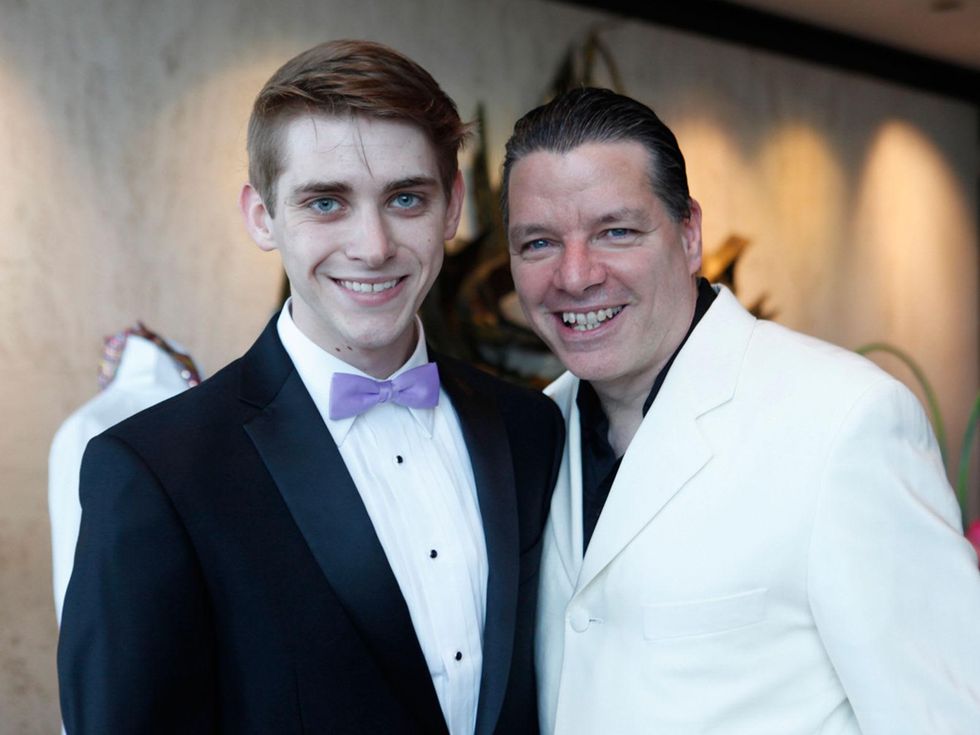 31 Mitchell Greco, left, and Kenn McLaughlin at the STAGES Xanadu Gala April 2014