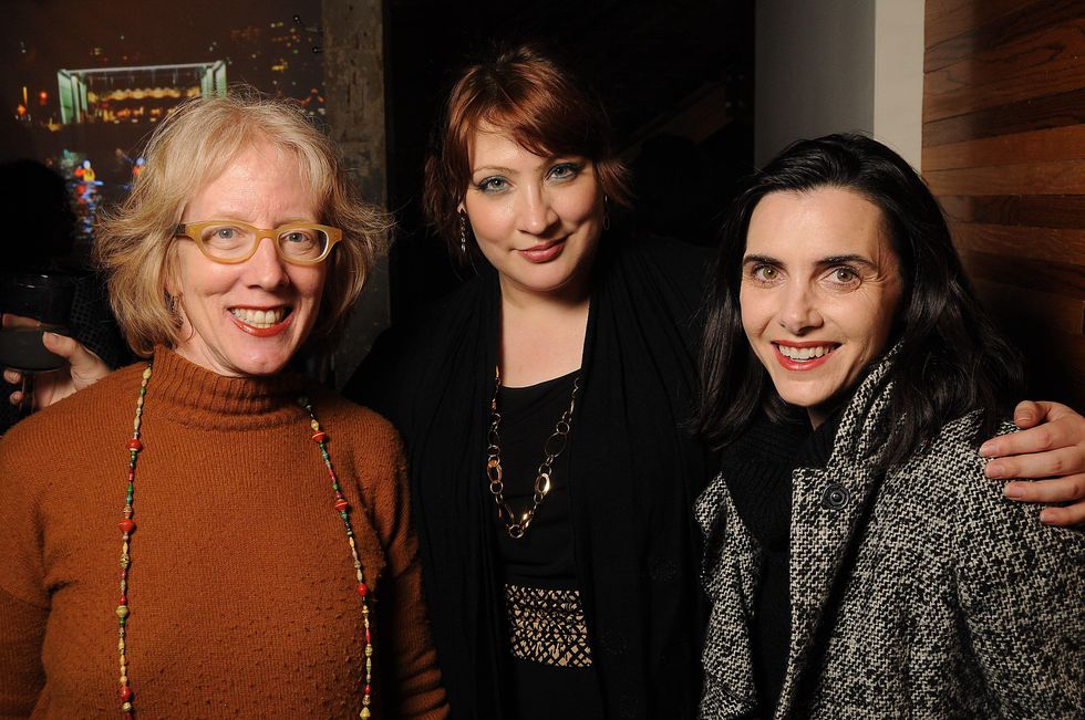 31 Sarah Gish, from left, Jenni Rebecca Stephenson and Delicia Harvey at the CounterCurrent Kickoff Party March 2015