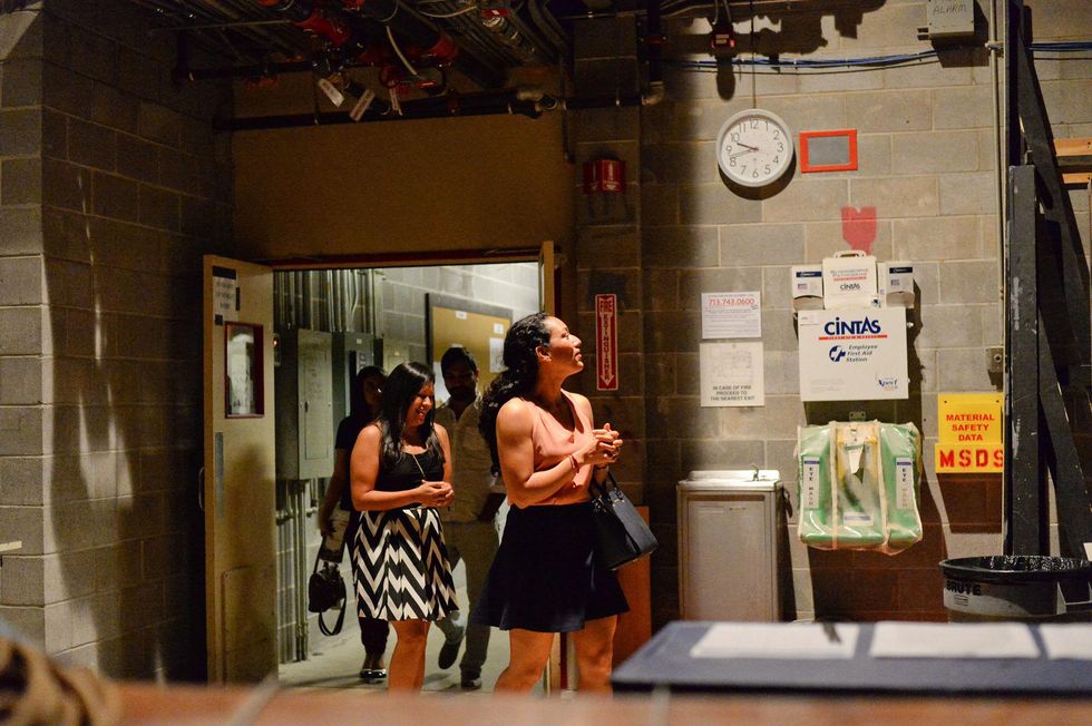 31 The scene shop at the Alley Theatre Young Professional Event - Dracula October 2014