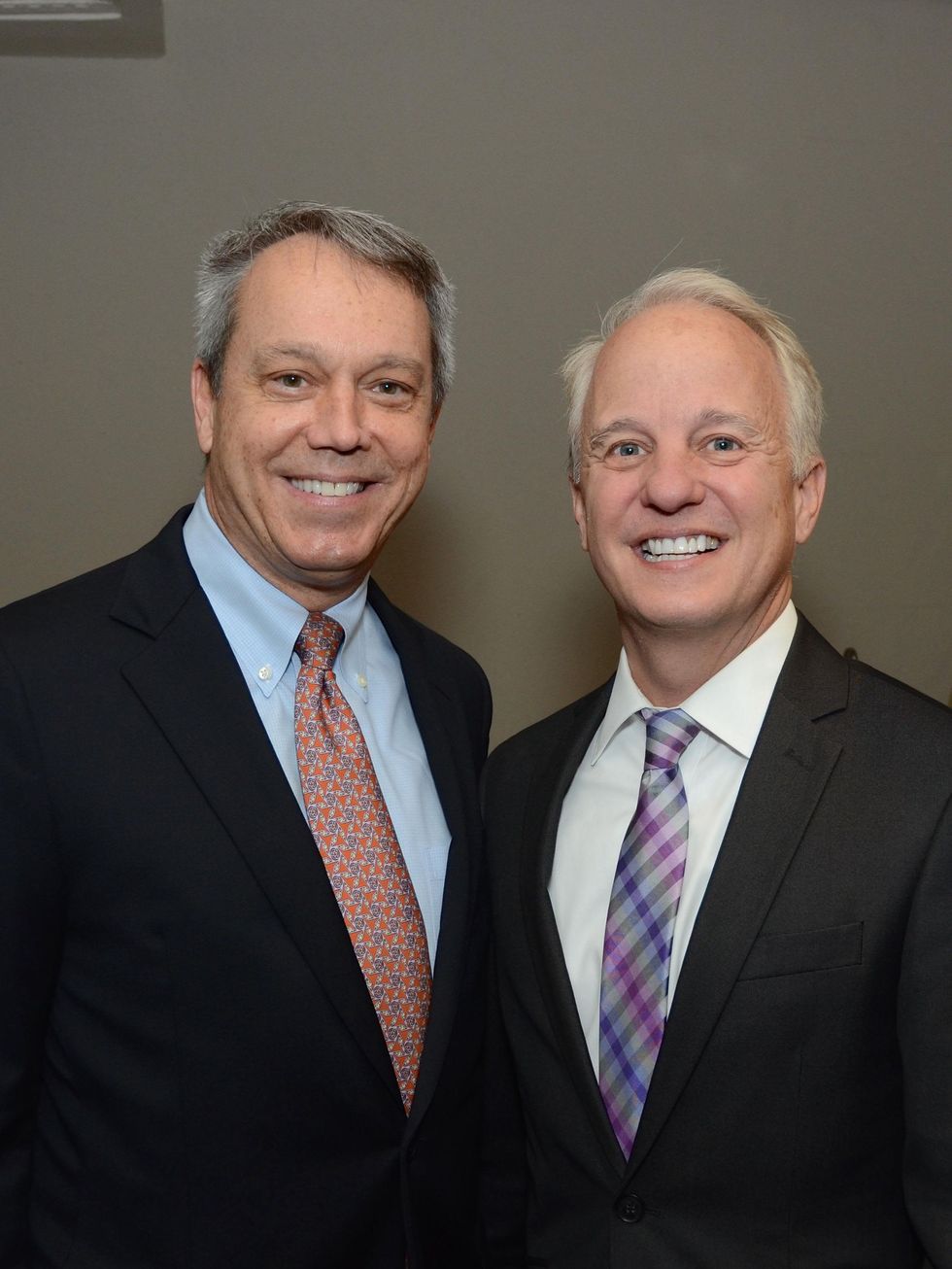 32 Michael Frewer, left, and Tim Surratt at the Victory Brunch March 2015