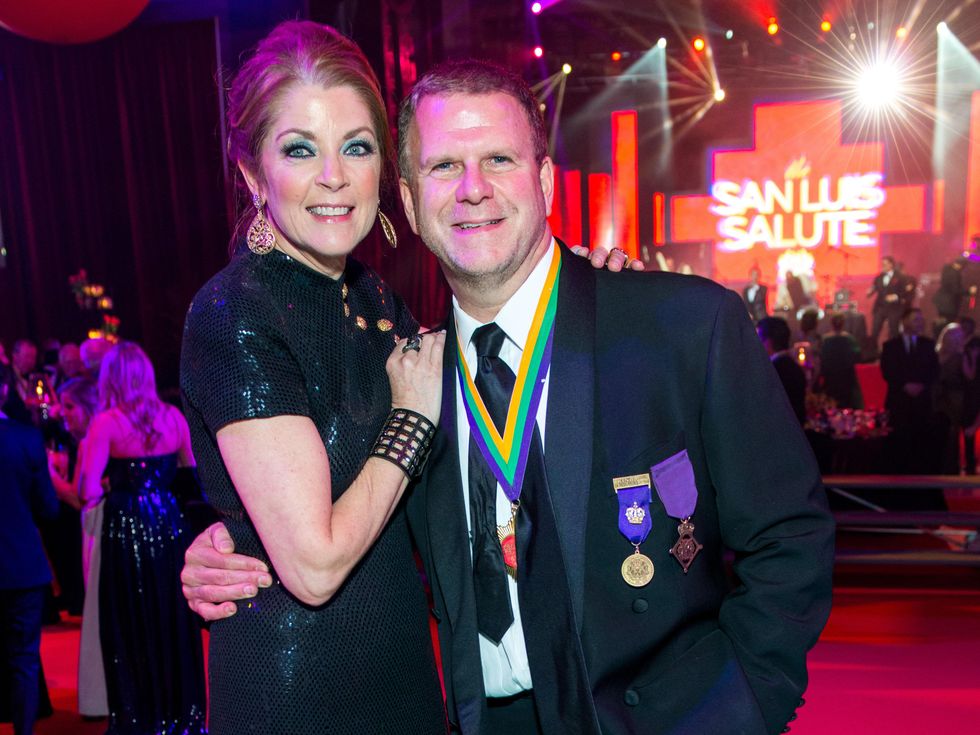 32 Paige and Tilman Fertitta at the San Luis Salute February 2015