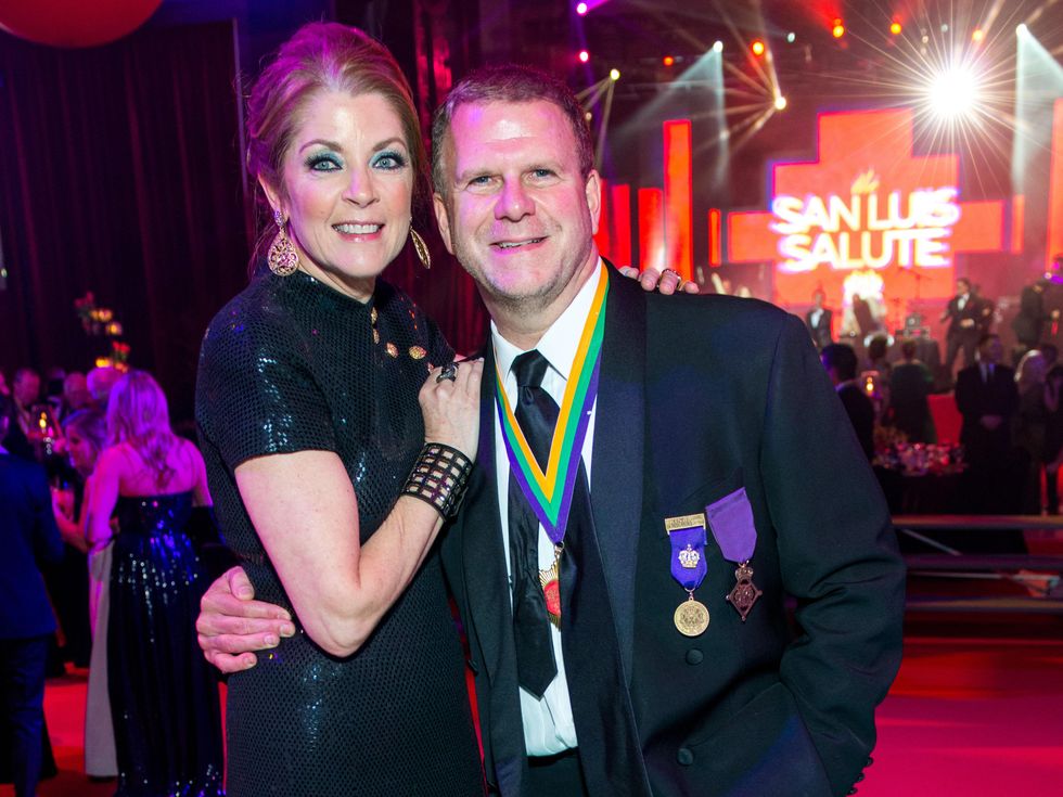 32 Paige and Tilman Fertitta at the San Luis Salute February 2015