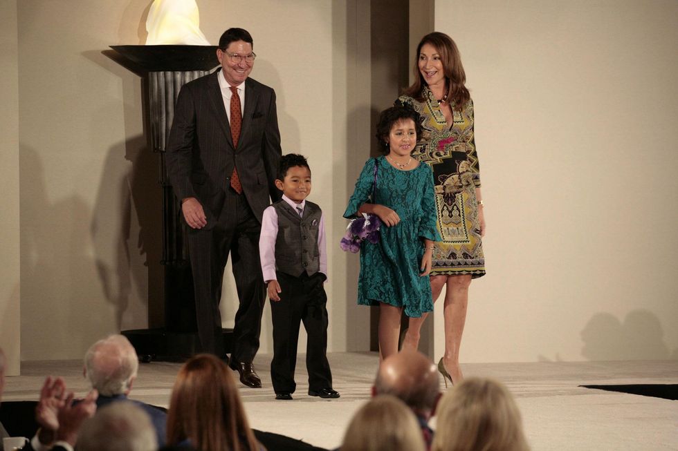 32 Scott McClelland, from left, Brian Shaw, Maysun Alsukayani and Soraya McClelland at the Texas Children's Hospital Celebration of Champions luncheon October 2014