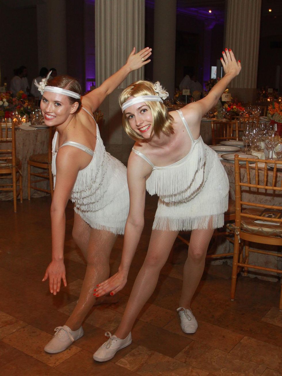 33 Dancers Sherie Ruter, left, and Alexis Strickland performed at the Houston Symphony gala.
