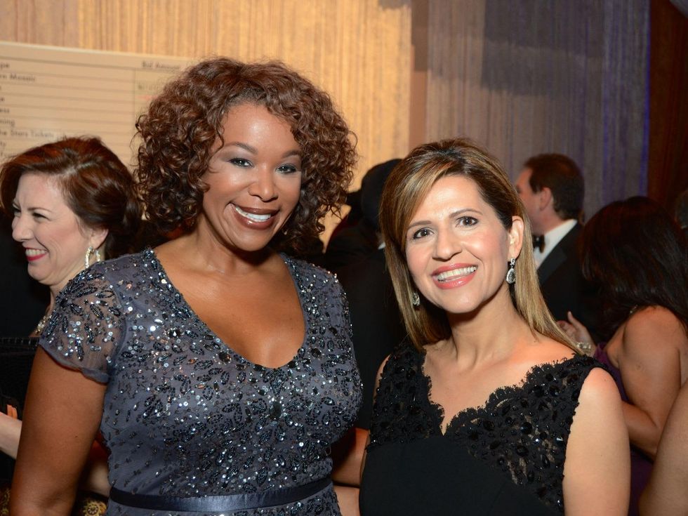 33 Deborah Duncan, left, and Mehrnac Gill at the UNICEF Gala October 2014